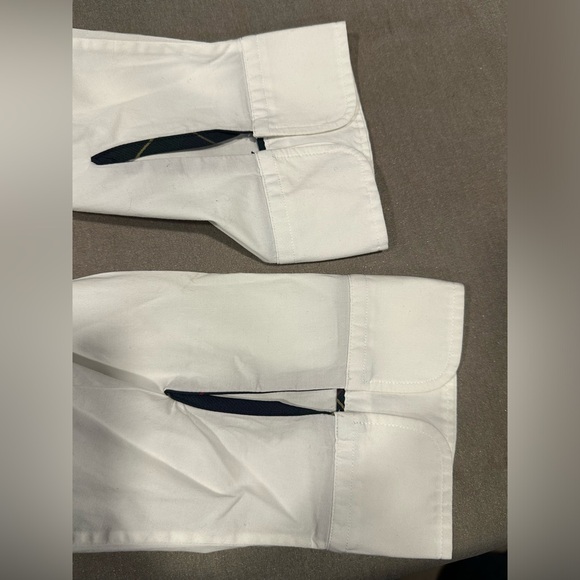 Lauren Ralph Lauren solid white button up Peplin blouse with RL Logo size 16 - Picture 10 of 10